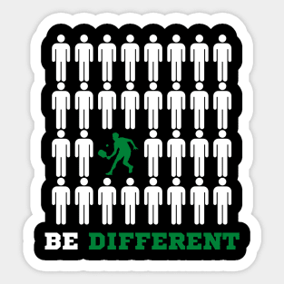 Pickleball - Be Different Sticker